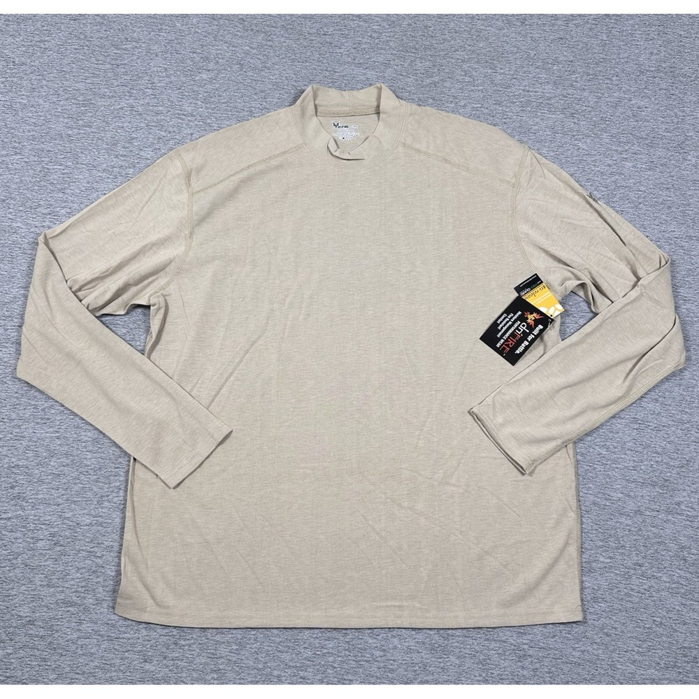 Drifire FR T-Shirt Mens XXL Beige Long Sleeve Flame Resistant Safety Work